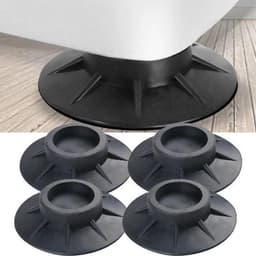 Trillingsdempers Voetjes Wasmachine & Droger - Anti Trillings / Vibratie Dempers Pads - Antislip Rubber - Extra Dik - Set Van 4 Stuks — thumbnail 1