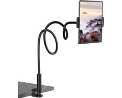 Zwanenhals Tablet houder Telefoon standaard 360 Verstelbare Lazy Arm Houder Klem Beugel Tafel / bureau / Bed / keuken Universeel 4.0 tot 10.5 inch Tablet