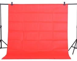 Redscreen - 200 * 300cm - Uittrekbare rood screen - fotostudio met Chromakey effect - film shooting background - backdrops fotografie - fotografie, video en televisie redscreen - rood fotodoek - Achtergronddoek Voor Fotostudio