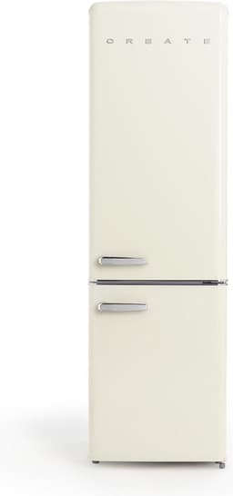 CREATE - Koelkast met vriezer - Combi koelkast - Capaciteit 244L - 3 verwisselbare planken - ECO Friendly - Gebroken wit - FRIDGE STYLANCE — thumbnail 1