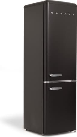 CREATE - Koelkast met vriezer - Combi koelkast - Capaciteit 244L - 3 verwisselbare planken - ECO Friendly - Zwart - FRIDGE STYLANCE — thumbnail 5