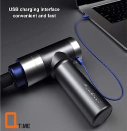 Q-time - Massage Gun - Professionele Sport Massage - Rug Massage - Nek Massage - Massage Apparaat - Spier Massage - Stress Massage - Triggerpoint - Spierherstel & Spierontspanning — thumbnail 2