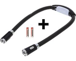 E-Reader Leeslamp - Leeslampje Boek - Flexibele Leeslamp Nek - Handsfree - Draadloos - E-reader Leeslampje - Zwart