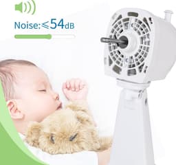 Aigostar Vicki 33JTN - Tafelventilator - Parelmoer wit — thumbnail 4