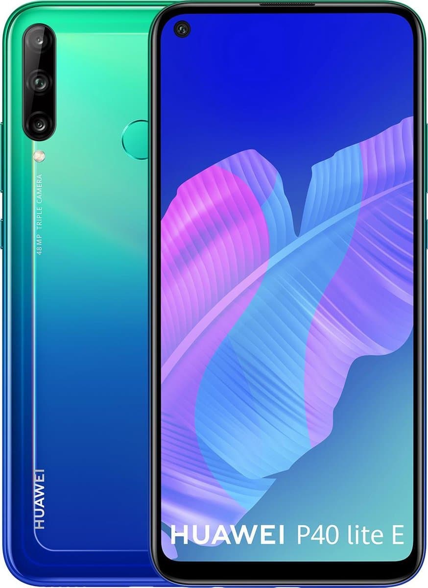 Huawei P40 Lite E - 64GB - Aurora Blauw — afbeelding 1