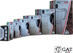 G.A.T. Italia Lady Oro Percolator - 6 kops - 300ml - Made in Italy — thumbnail 3