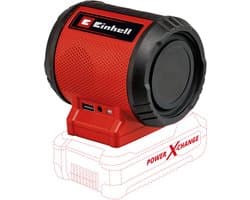 Einhell Accu Luidspreker TC-SR 18 Li BT Solo - Power X-Change - 18 V/Li-ion - Max. 85 dB - Bluetooth - AUX-/USB-aansluiting - Excl. accu en lader