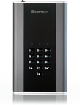 iStorage diskAshur DT2 - externe harde schijf - 18 TB - Zwart - Grafiet — thumbnail 1
