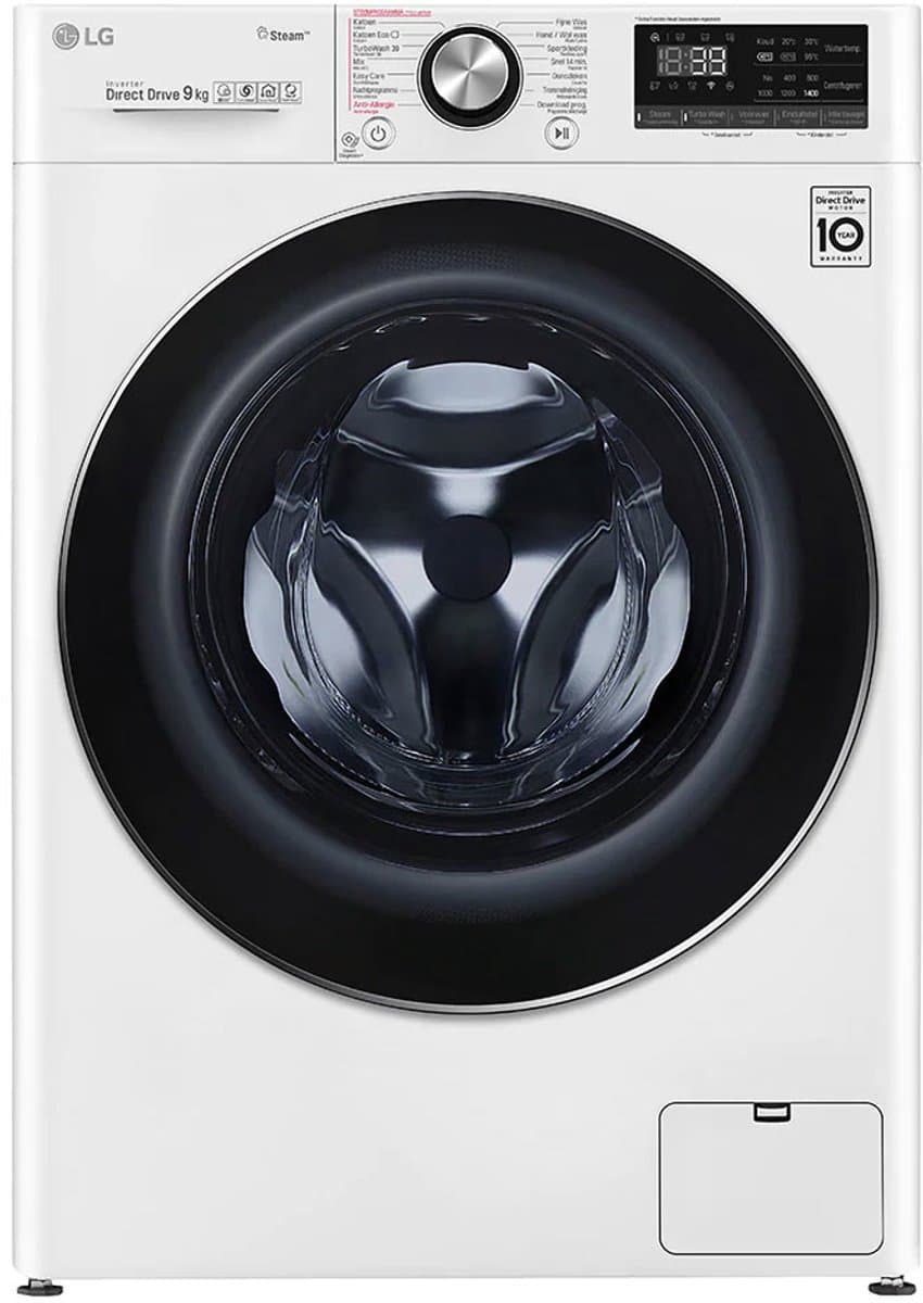 LG GC3V708S2 wasmachine met TurboWash™ 39 - Slimme AI DD™ motor - A - 8kg - Hygiënisch wassen met stoom — afbeelding 1