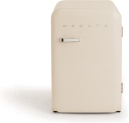 CREATE - Koelkast in retrostijl - Gebroken wit - Handvat Zilver - FRIDGE RETRO 107L — thumbnail 1