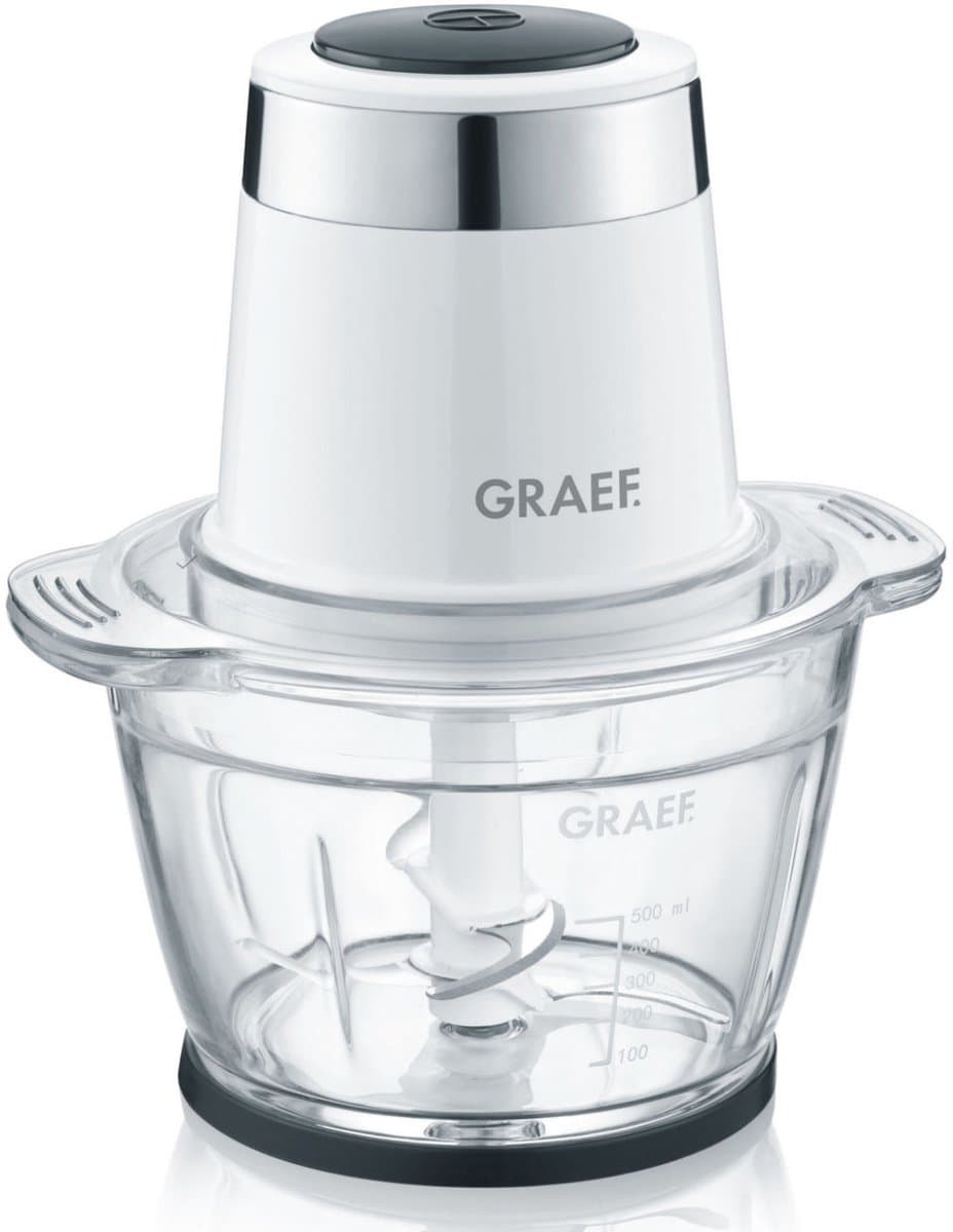 Graef CH501EU elektrische hakmolen 1 l Wit 500 W — afbeelding 1