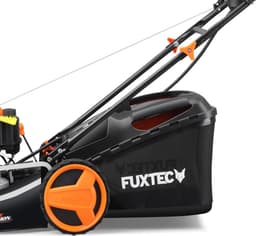 FUXTEC 4in1 Benzine Grasmaaier FX-RM5196eS - Elektrische Start - 6pk/4.4kW - 51cm Maaibreedte ,Hoogteverstelling 25mm-75mm - 4-Takt - Achterwielaandrijving, 60L Grasvanger - Mulchfunctie & Zij-uitworp — thumbnail 4