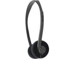 SoundLAB super lichtgewicht on-ear stereo hoofdtelefoon / zwart - 1,2 meter