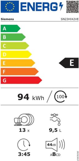 Siemens iQ300 SN23HI42VE - Vrijstaande Vaatwasser - 13 couverts - Home Connect — thumbnail 2