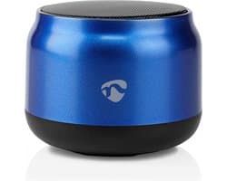 Bluetooth-Speaker - Maximale batterijduur: 4 uur - Handheld Ontwerp - 5 W - Mono - Ingebouwde microfoon - Koppelbaar - Blauw