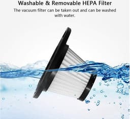 Hepa Filter Geschikt voor Tocmoc T200/T185 Moosoo - Zedar S600 5 stuks Originele Stofzuiger Accessoires Vervanging Filter Handheld Draadloze Stofzuiger — thumbnail 5