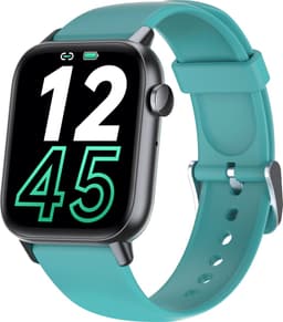 SAMTECH Smartwatch - Heren & Dames – horloge – met HD Touchscreen - Stappenteller, Calorie Teller, Slaap meter – Groen/Turquoise — thumbnail 1