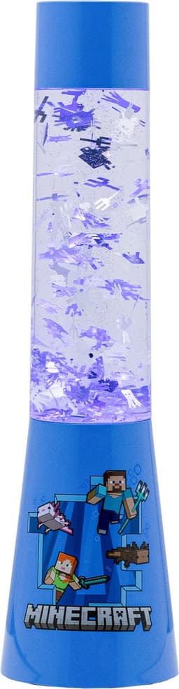 Minecraft Glitter Liquid Flow Lamp – Officieel Gelicentieerde Microsoft Merchandise, Nachtlamp & Gamekamer Decoratie- Paladone — thumbnail 1