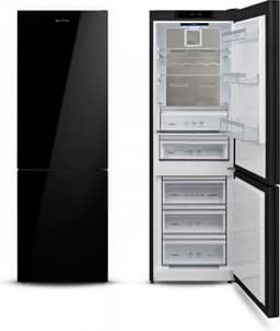 Vestfrost VR-FB373-2H0B - Zwarte Glasdeur - NoFrost Multi - Maxi-Fresh-filter - MetalCooling- Technologie - Purebeam+ Technologie - Koolstoffilter - UV-C LED-diode - 0°C Lade - Open Deuralarm - Flessenrek - Lade met Vochtigheidstechnologie — thumbnail 1