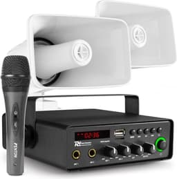 Omroepinstallatie auto - Power Dynamics - met 2 speakers en Bluetooth - 30W - 12V — thumbnail 1