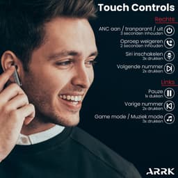 ARRK Draadloze Oordopjes met Oplaadcase - Sport Oordopjes - Oortjes Bluetooth - Geschikt voor Android en iOS — thumbnail 4