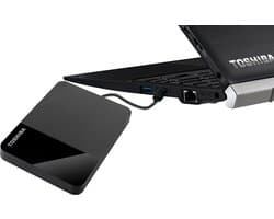 External Hard Drive Toshiba CANVIO READY Black 2 TB USB 3.2 Gen 1