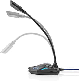 Nedis Streaming- en Gamingmicrofoon - Apparaat: Desktop / Notebook - USB - Uitgangen audio / video / data: 1x 3.5 mm Audio Out - Aan/uit knop - Koptelefoonoutput — thumbnail 4