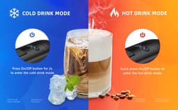 HiBrew Koffiezetapparaat | 4-in-1 Compatibel ontwerp| Energiebesparend | Koud/warm functie | Dolce gusto apparaat | Koffiezetapparaat cups | & Poeder — thumbnail 5
