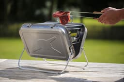 Cosy & Trendy Travel BBQ – RVS Opvouwbaar – 58,5×43×66 cm – Voor 7–9 Personen — thumbnail 2