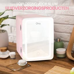 Olvy Skincare Fridge - Mini Koelkast - Inclusief E-Book - Skincare Koelkast - Make-up Koeling - 4 Liter — thumbnail 4