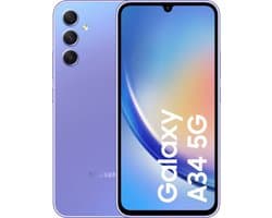 Samsung Galaxy A34 5G - 128GB - Awesome Violet — afbeelding 1