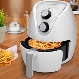 Monzana Heteluchtfriteuse - 3,6L anti-aanbaklaag 9in1 Functie - Wit — thumbnail 9
