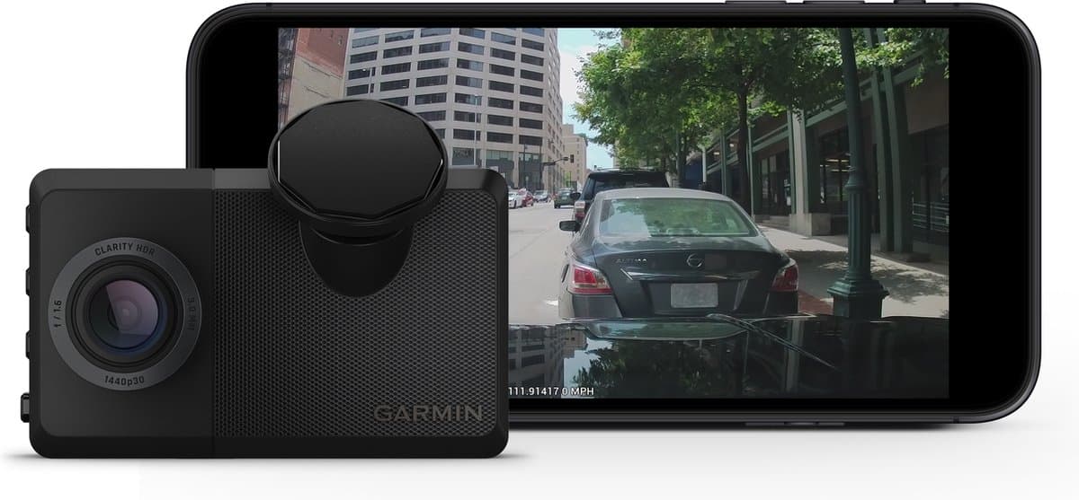 Garmin Dashcam Live - Dashcam voor auto - Full HD video en opslag - Spraakbesturing - LTE connectie — afbeelding 1