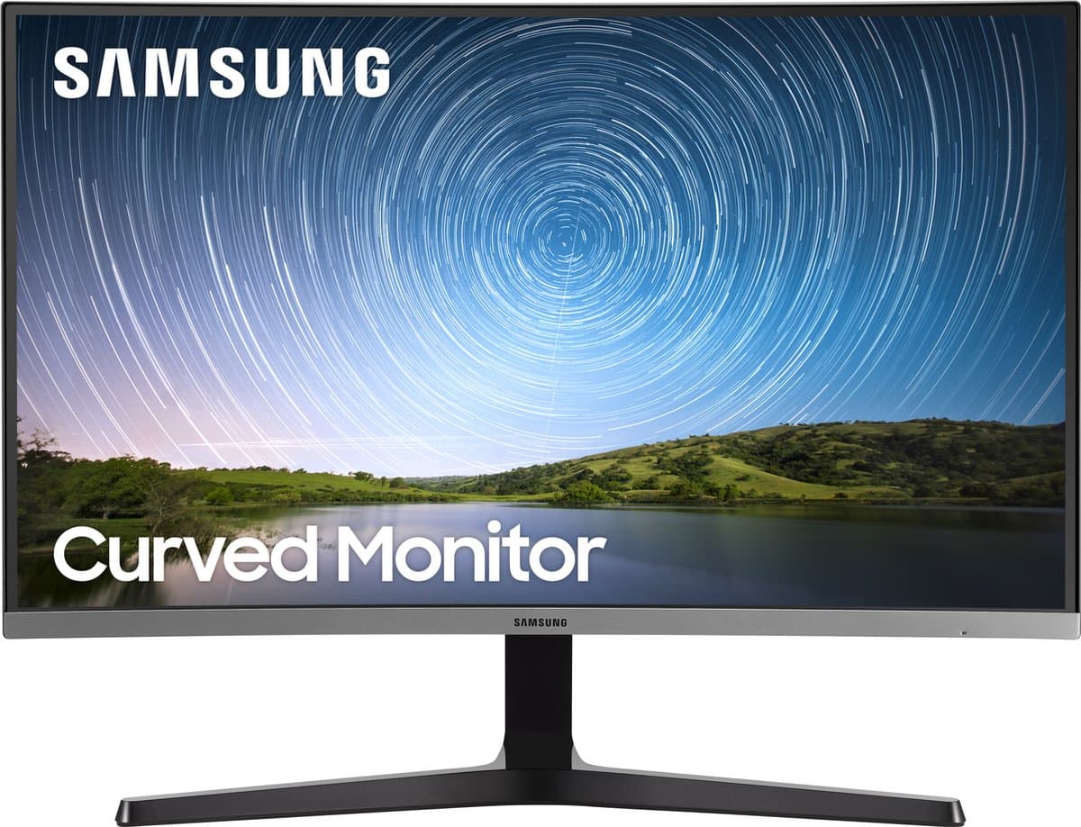 Samsung C27R500FHP - Full HD VA Curved 60Hz Monitor - 27 Inch - Blauw/Grijs — afbeelding 1