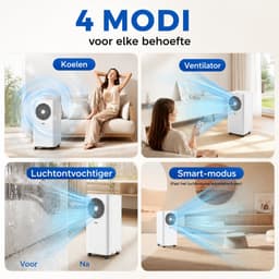 Auxair 9.000 BTU mobiele airco - koelen, ventileren en ontvochtigen — thumbnail 5