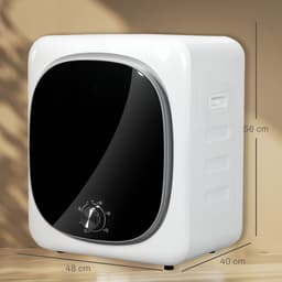 ECTEATOY® Mini wasdroger - Compacte droger - 5 programma's - Wit 4 kg 800W — thumbnail 2