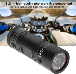 Motorcycle Dash Opnamecamera, 1080P 30fps Dash Cam Video Driving Recorder Motor DVR met 120 graden kijkhoek - ShopVlot — thumbnail 2