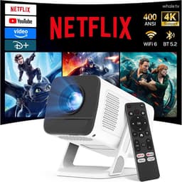 Netflix-compatibel: mini-projector Android 13, ondersteunt 4K 1080p - ShopVlot — thumbnail 1