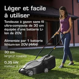 Alpina AL 3020 Li Kit 30 cm maaiaccu maaier - lader en 20V 4Ah accu meegeleverd — thumbnail 2