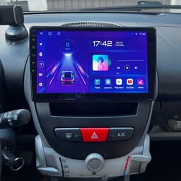 Junsun Android Autoradio Geschikt Voor Toyota Aygo Peugeot 107 Citroen C1 - 2GB+32GB - Draadloze CarPlay & Andriod Auto - GPS Navigatiesysteem - Bluetooth - 10-inch Touchscreen - WiFi - RDS - SWC — thumbnail 1