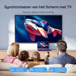 Lìon® Draagbarer Dvd Speler - Draaibaar Scherm - Draagbare Dvd Speler met Scherm - Sering - 42cm x 30cm 12cm — thumbnail 5