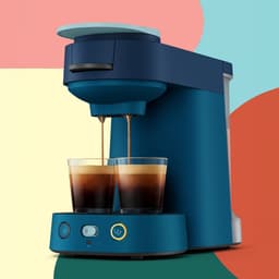 Philips Senseo Vibe Koffiepadmachine CSA225/00 - Compact - Keuze uit 1 of 2 Kopjes - Instelbare Intensiteit - Automatische Uitschakeling - Blauw — thumbnail 2
