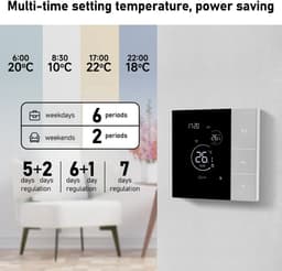 Innovastore Thermosstaat - WiFi Slimme Thermostaat - Temperatuurregelaar - Compatibel met Alice, Alexa en Google - Bedraad — thumbnail 5