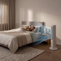 Tristar AT-5479 - Luchtkoeler - Aircooler - 3 Liter - 3 Snelheden - Timerfunctie - Oscillerend - Stil & Compact - Wit — thumbnail 3