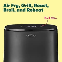 Heteluchtfriteuse - Multikoker - Gezond Koken - Digitale Touchscreen - 2.9 Liter - Mat Zwart — thumbnail 3
