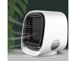 Mobiele airconditioning, draagbare luchtkoeler, 3 snelheden, mini-airconditioning met ledlicht, mini-airconditioner zonder afvoerslang, luchtkoeler, geschikt voor slaapkamer, kantoor — afbeelding 1