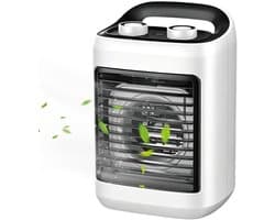 Mini Airconditioner - Persoonlijke Koeler - Persoonlijke Verkoeling - 6 Snelheidsstanden - 180 ml Tank - Wit