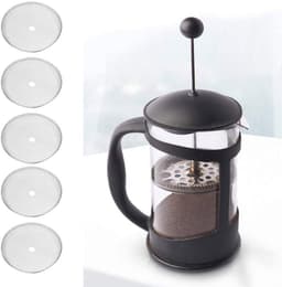 Dailygoods- Franse Pers Koffiezetapparaat - Roestvrij Stalen Filter - 3 Kopjes - 350 Ml - Vervangingsscherm - 80 Mesh — thumbnail 4