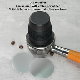 Doseerbeker Koffie - Koffie Accessoire - Espresso Bereiding - Met Puckscherm - Gemiddelde Capaciteit - Zwart — thumbnail 4