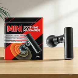 Percussie Massager - Draadloze Rugmassage - Spierontspanning - Geluidsreducerend Ontwerp - 10 x 5 x 107 cm - Zwart — thumbnail 5